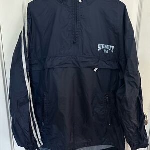 Sideout USA Black Windbreaker Jacket